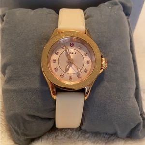Authentic - rose gold face Michele watch